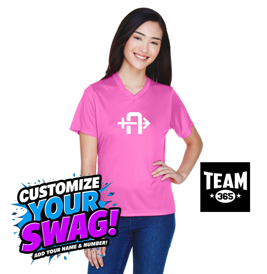 Team 365 TT11W Women's Zone Performance T-Shirt - Arrows Baseball