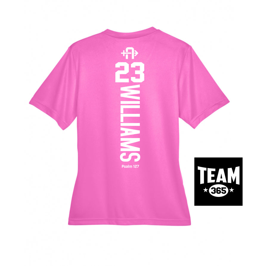 Team 365 TT11W Women's Zone Performance T-Shirt - Arrows Baseball