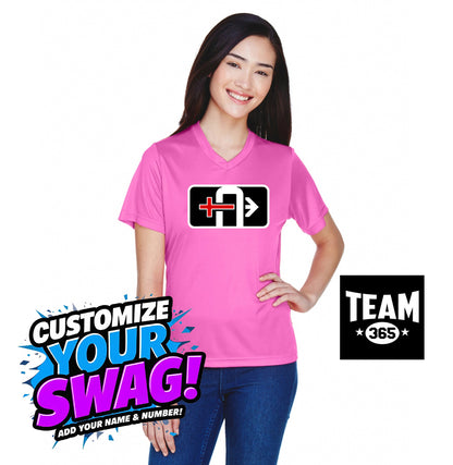 Team 365 TT11W Women's Zone Performance T-Shirt - Arrows Baseball