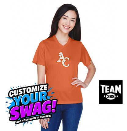 Team 365 TT11W Women's Zone Performance T-Shirt - Ancient City Reds