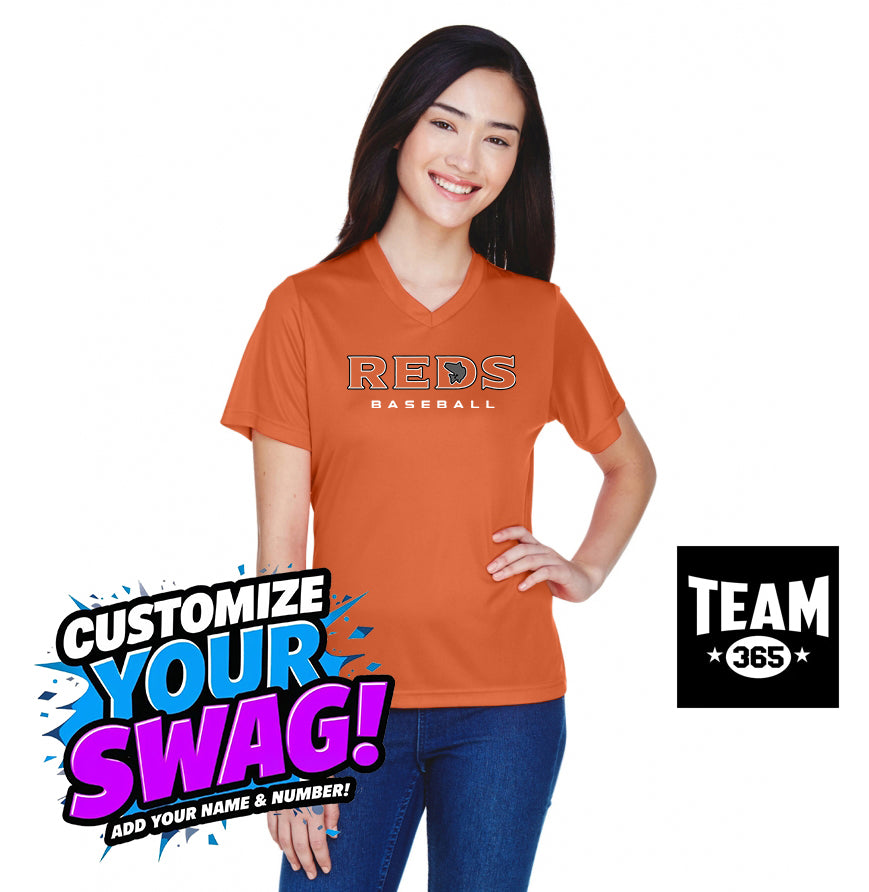 Team 365 TT11W Women's Zone Performance T-Shirt - Ancient City Reds