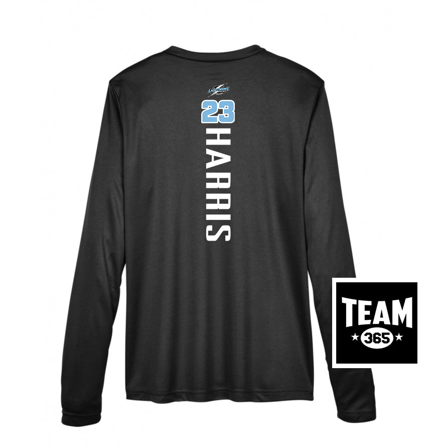 Team 365 TT11WL Women's Zone Performance Long-Sleeve T-Shirt - Lightning Premier Softball