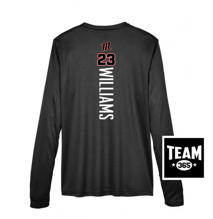 Team 365 TT11WL Women's Zone Performance Long-Sleeve T-Shirt - SYA Mets "M" Logo