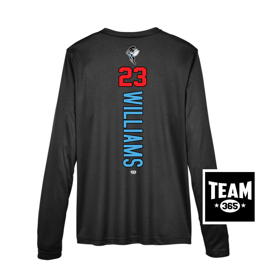 Team 365 TT11WL Women's Zone Performance Long-Sleeve T-Shirt - NBC Gnats Baseball