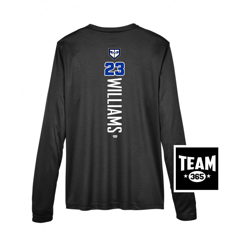 Team 365 TT11WL Women's Zone Performance Long-Sleeve T-Shirt - JCB Diamond Kings Baseball