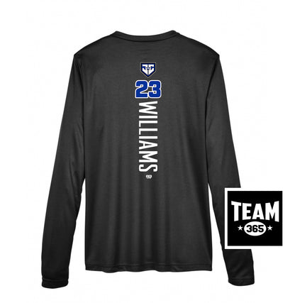 Team 365 TT11WL Women's Zone Performance Long-Sleeve T-Shirt - JCB Diamond Kings Baseball