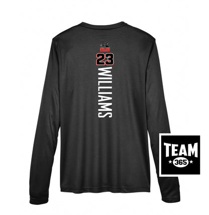 Team 365 TT11WL Women's Zone Performance Long-Sleeve T-Shirt - SYA Batter Logo