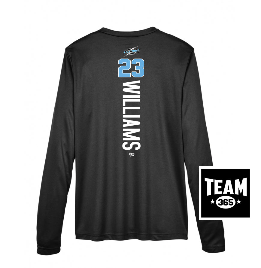 Team 365 TT11WL Women's Zone Performance Long-Sleeve T-Shirt - Lightning Premier Softball
