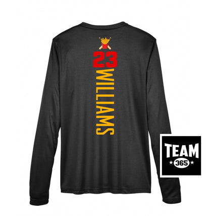 Team 365 TT11WL Women's Zone Performance Long-Sleeve T-Shirt - Team Rally Fries Baseball