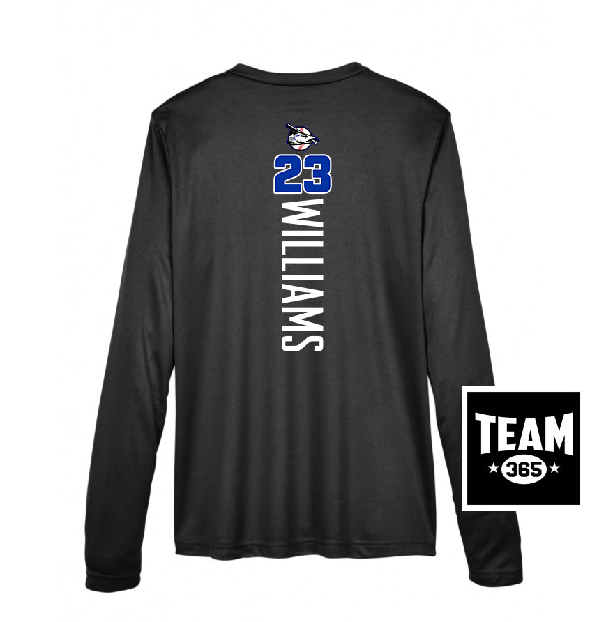 Team 365 TT11WL Women's Zone Performance Long-Sleeve T-Shirt - Jax Beach Baseball