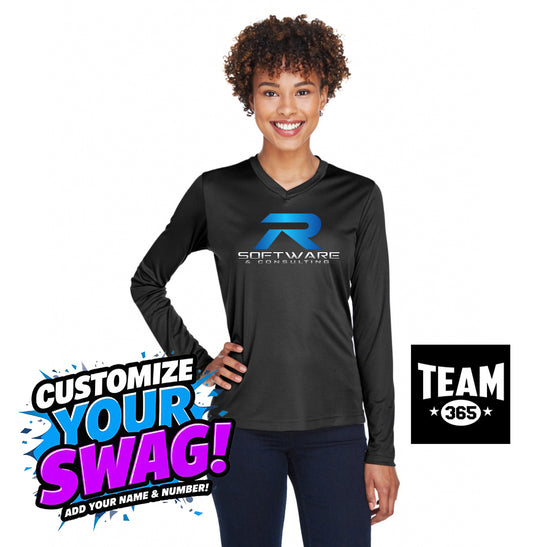 Team 365 TT11WL Women's Zone Performance Long-Sleeve T-Shirt - R Software & Consulting