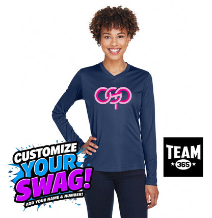 Team 365 TT11WL Women's Zone Performance Long-Sleeve T-Shirt - OSP Gorilla Queens Softball