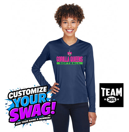 Team 365 TT11WL Women's Zone Performance Long-Sleeve T-Shirt - OSP Gorilla Queens Softball