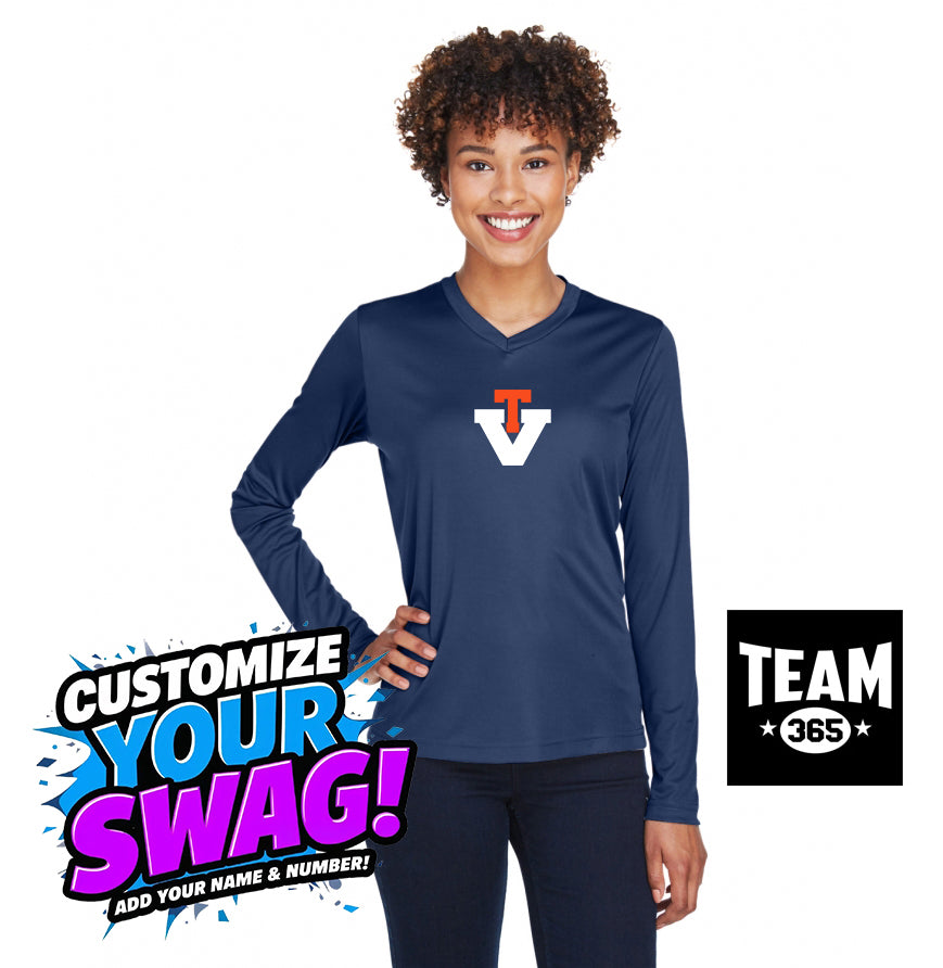 Team 365 TT11WL Women's Zone Performance Long-Sleeve T-Shirt - Team Virginia Baseball