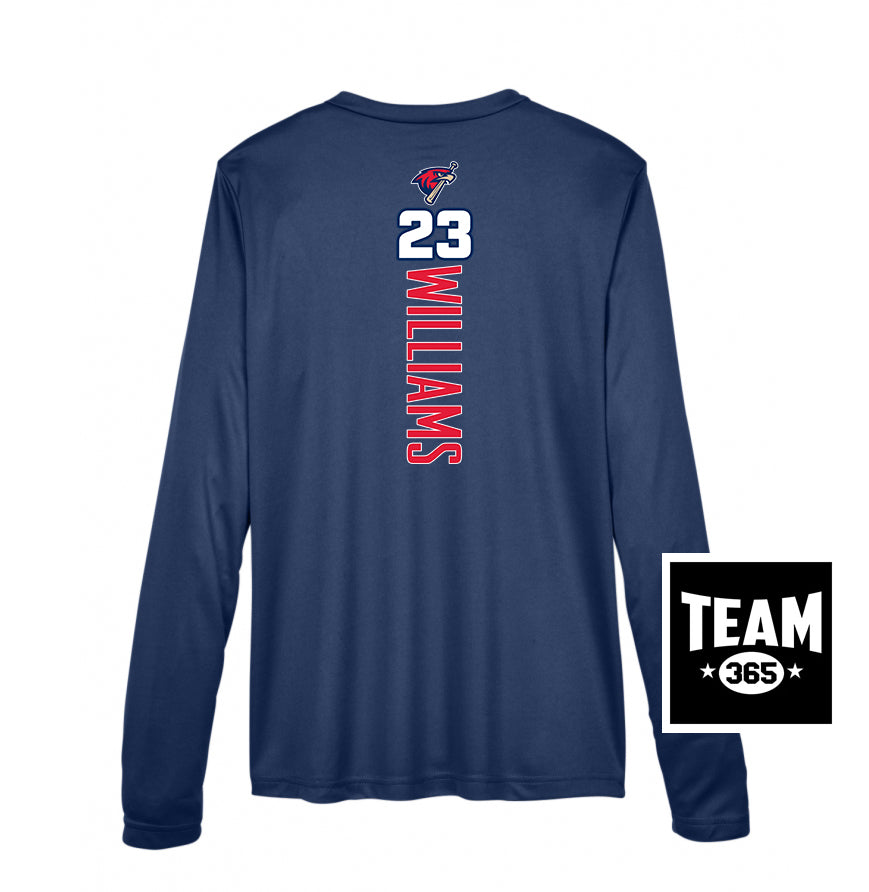 Team 365 TT11WL Women's Zone Performance Long-Sleeve T-Shirt - MSA Redtails Baseball