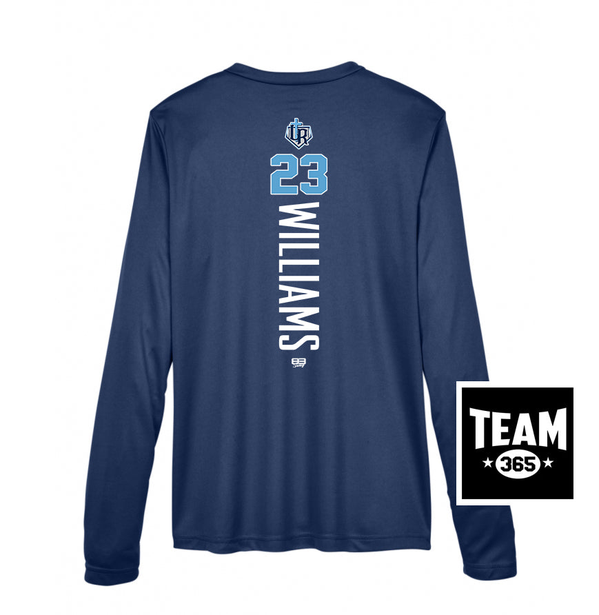 Team 365 TT11WL Women's Zone Performance Long-Sleeve T-Shirt - Reign Baseball