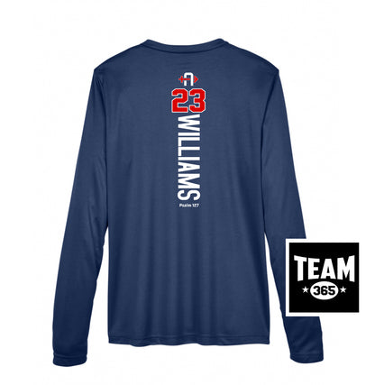 Team 365 TT11WL Women's Zone Performance Long-Sleeve T-Shirt - Arrows Baseball