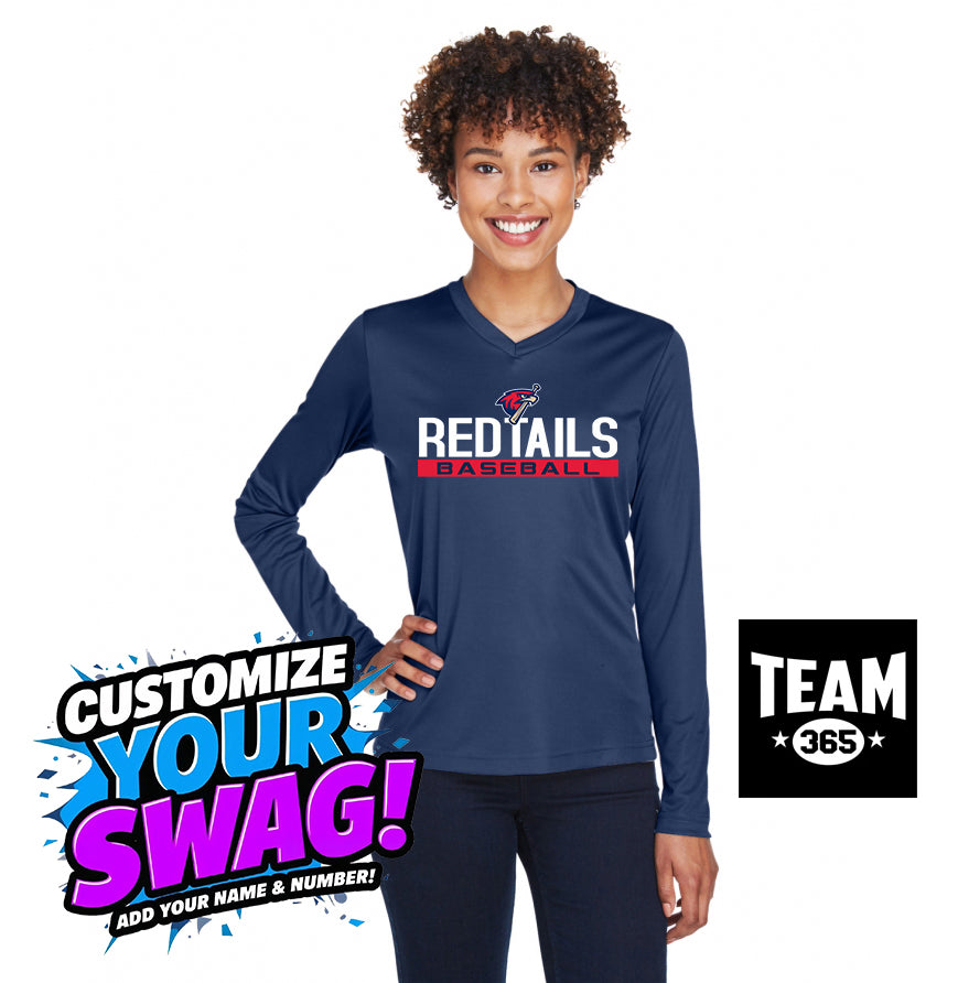 Team 365 TT11WL Women's Zone Performance Long-Sleeve T-Shirt - MSA Redtails Baseball
