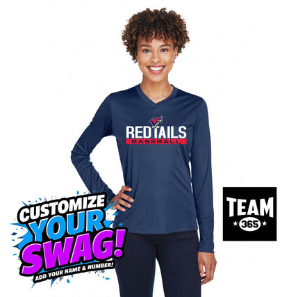 Team 365 TT11WL Women's Zone Performance Long-Sleeve T-Shirt - MSA Redtails Baseball