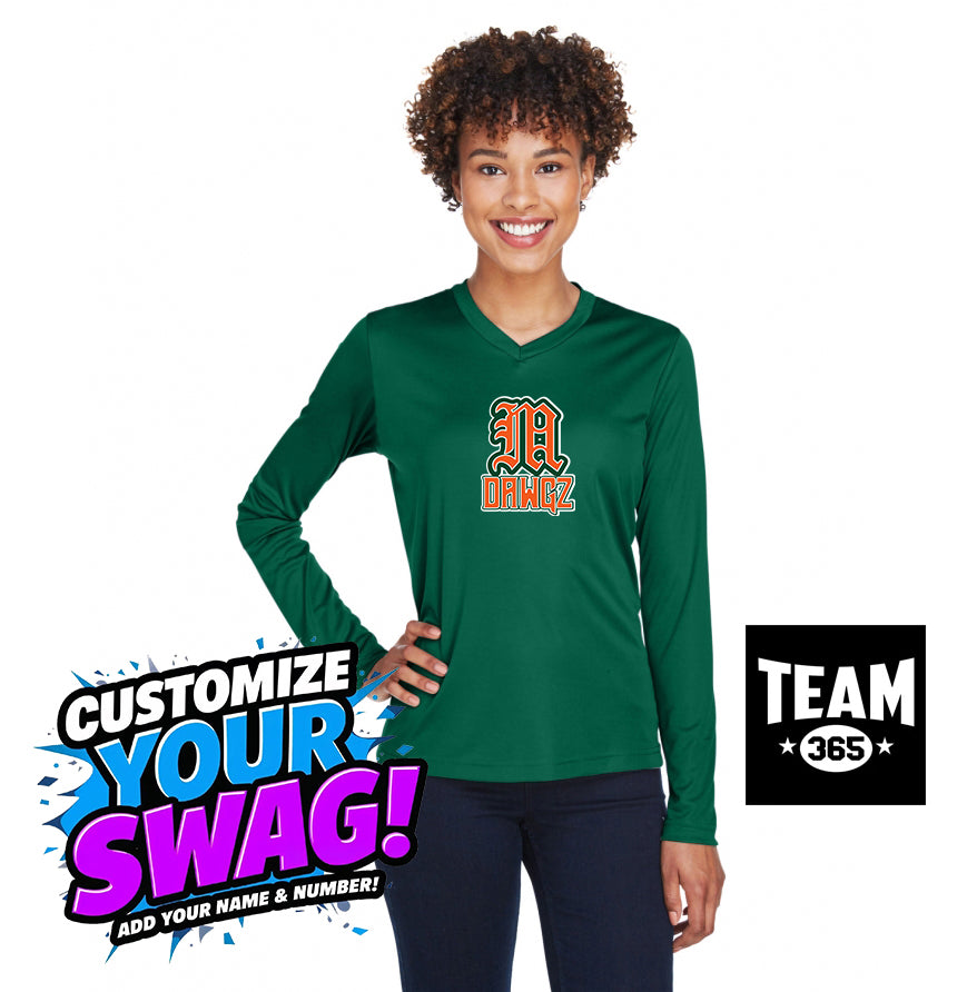 Team 365 TT11WL Women's Zone Performance Long-Sleeve T-Shirt - Miami Metro Dawgz