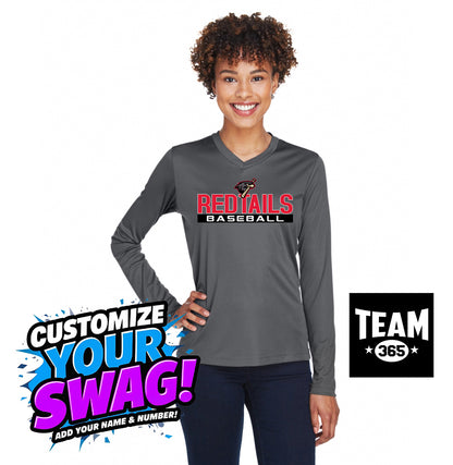 Team 365 TT11WL Women's Zone Performance Long-Sleeve T-Shirt - MSA Redtails Baseball