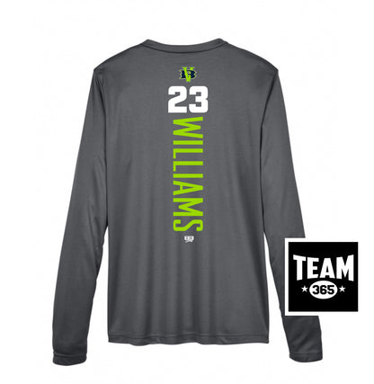 Team 365 TT11WL Women's Zone Performance Long-Sleeve T-Shirt - VB Bombers Baseball
