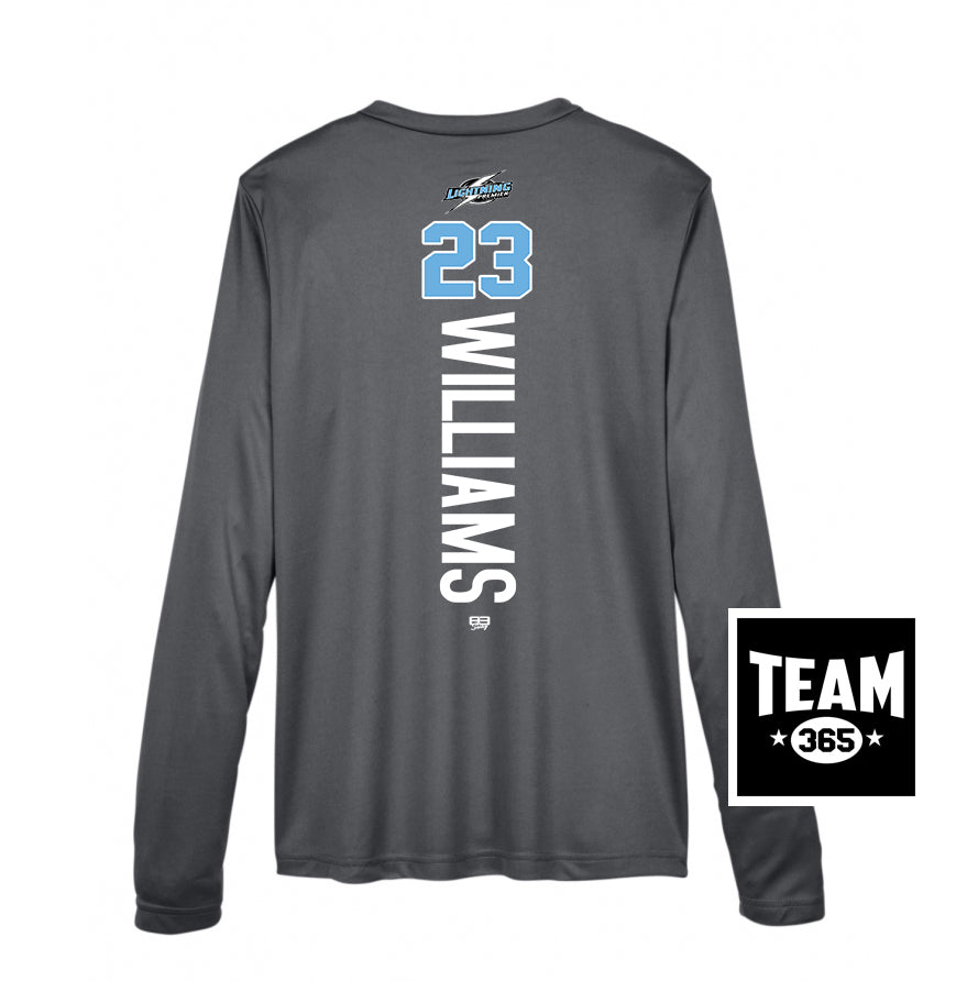 Team 365 TT11WL Women's Zone Performance Long-Sleeve T-Shirt - Lightning Premier Softball