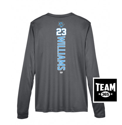 Team 365 TT11WL Women's Zone Performance Long-Sleeve T-Shirt - PVAA Sharks Baseball