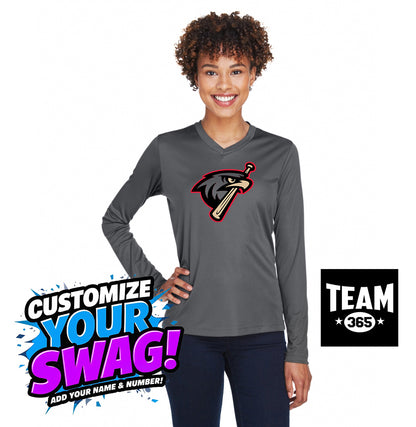 Team 365 TT11WL Women's Zone Performance Long-Sleeve T-Shirt - MSA Redtails Baseball