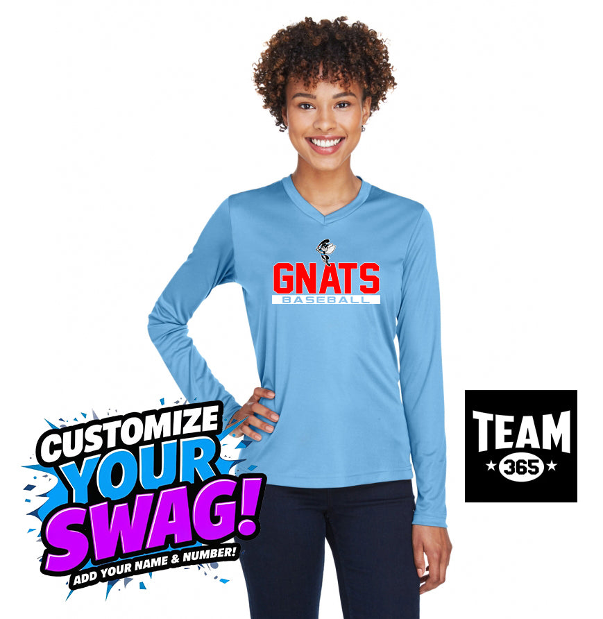 Team 365 TT11WL Women's Zone Performance Long-Sleeve T-Shirt - NBC Gnats Baseball
