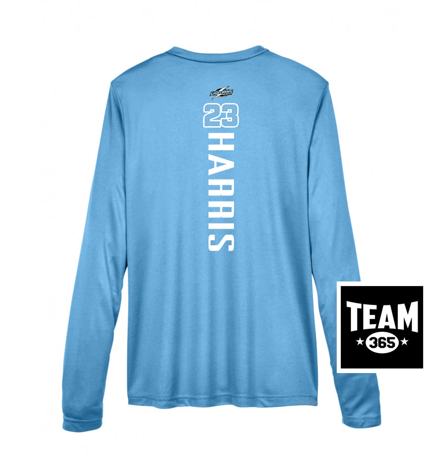 Team 365 TT11WL Women's Zone Performance Long-Sleeve T-Shirt - Lightning Premier Softball