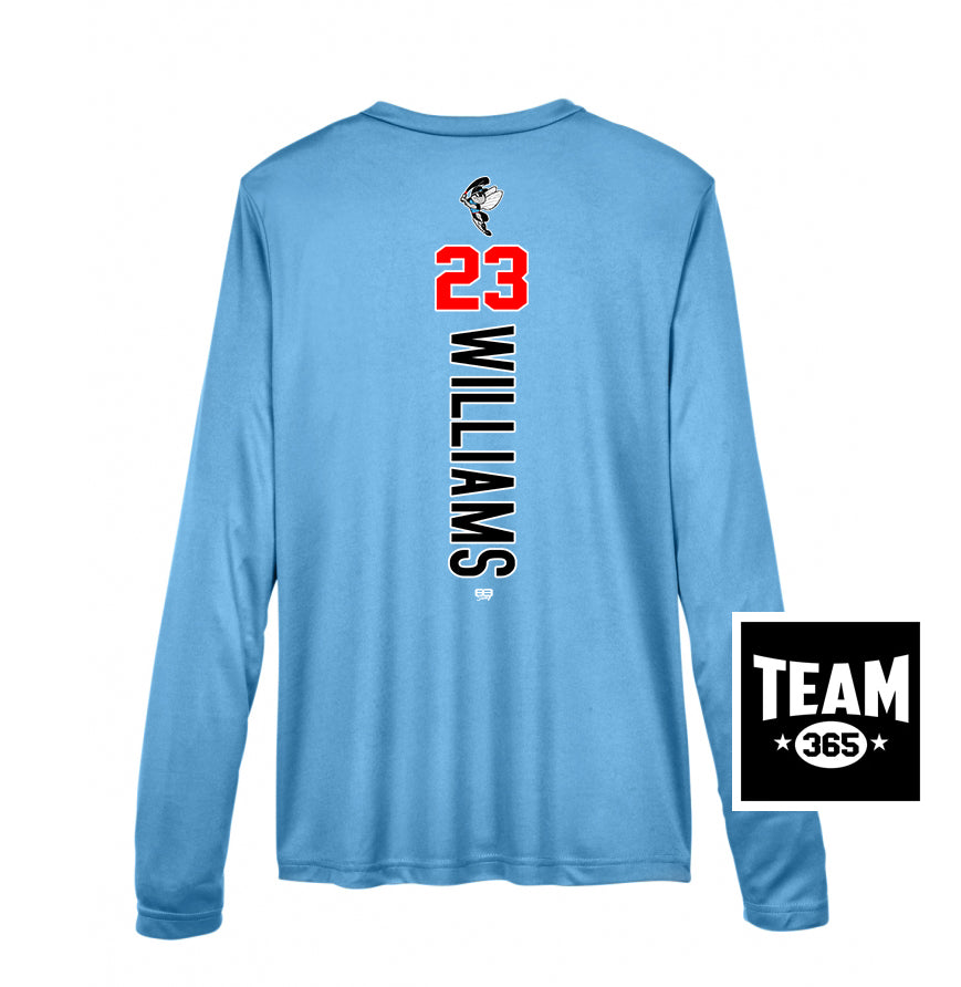 Team 365 TT11WL Women's Zone Performance Long-Sleeve T-Shirt - NBC Gnats Baseball