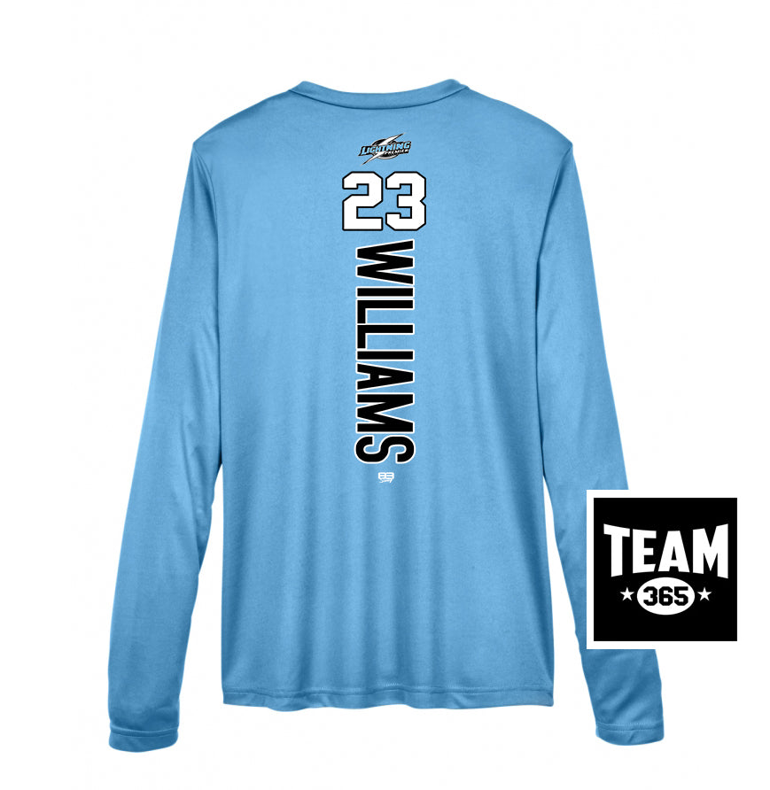 Team 365 TT11WL Women's Zone Performance Long-Sleeve T-Shirt - Lightning Premier Softball