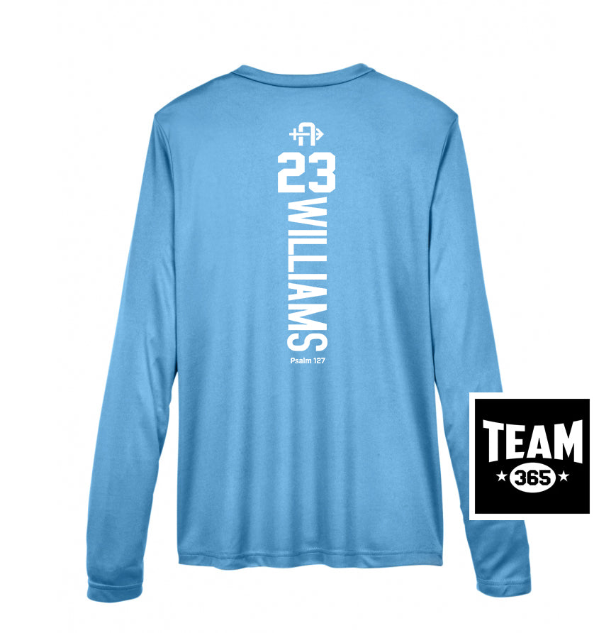 Team 365 TT11WL Women's Zone Performance Long-Sleeve T-Shirt - Arrows Baseball