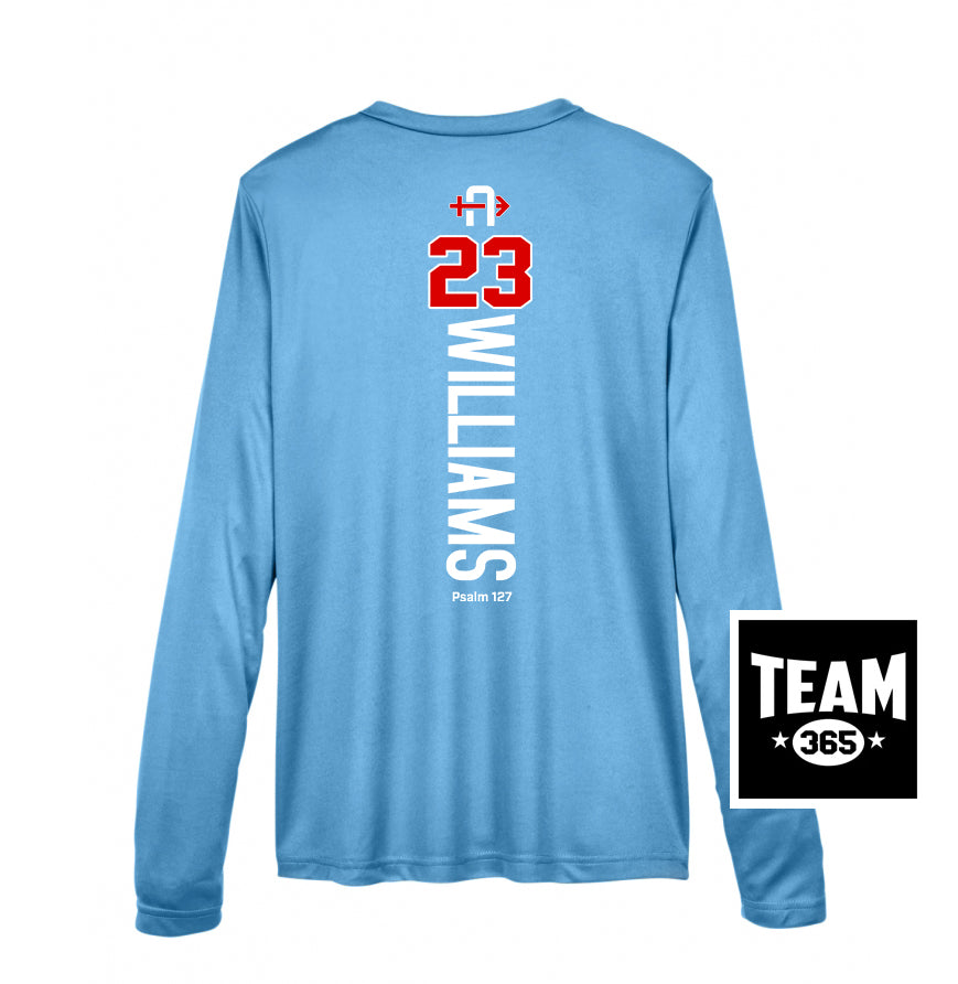 Team 365 TT11WL Women's Zone Performance Long-Sleeve T-Shirt - Arrows Baseball