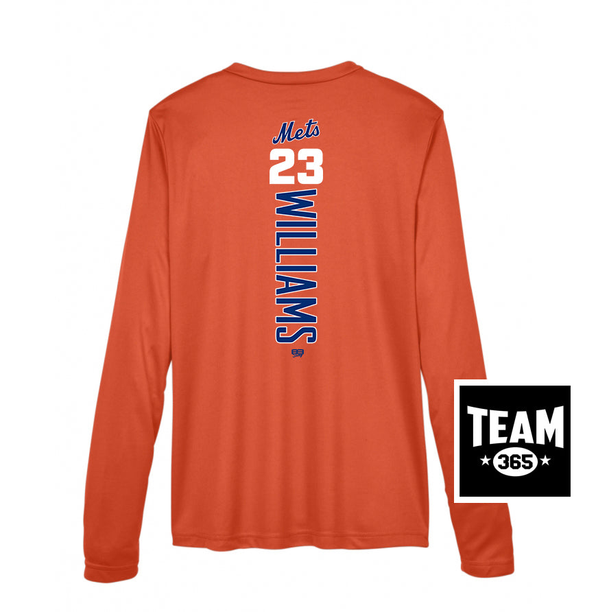 Team 365 TT11WL Women's Zone Performance Long-Sleeve T-Shirt - Florida Mets Baseball