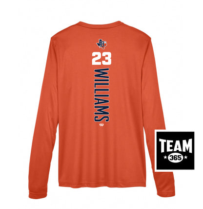 Team 365 TT11WL Women's Zone Performance Long-Sleeve T-Shirt - Dallas Tigers Baseball