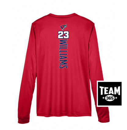Team 365 TT11WL Women's Zone Performance Long-Sleeve T-Shirt - MSA Redtails Baseball