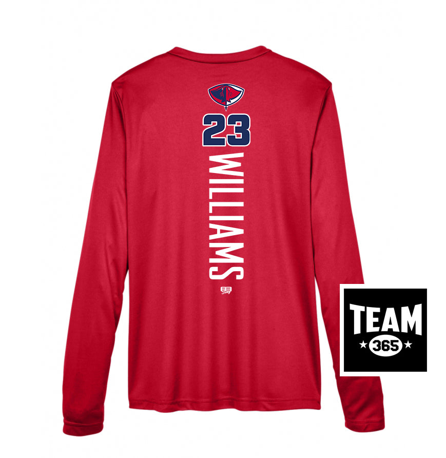 Team 365 TT11WL Women's Zone Performance Long-Sleeve T-Shirt - Pasco Stingers Baseball
