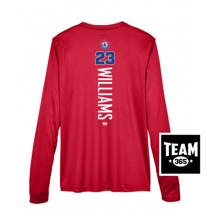 Team 365 TT11WL Women's Zone Performance Long-Sleeve T-Shirt - Talkin' Baseball