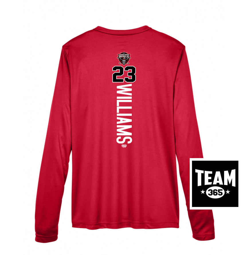 Team 365 TT11WL Women's Zone Performance Long-Sleeve T-Shirt - Casco Bay Rebels Hockey
