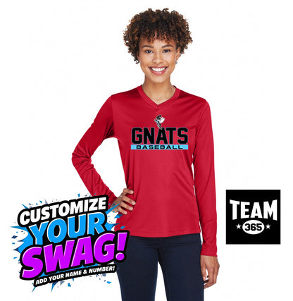 Team 365 TT11WL Women's Zone Performance Long-Sleeve T-Shirt - NBC Gnats Baseball