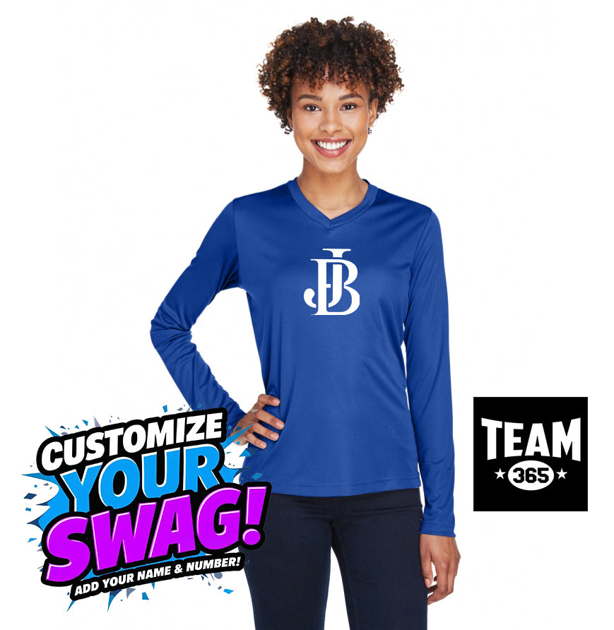 Team 365 TT11WL Women's Zone Performance Long-Sleeve T-Shirt - Jax Beach Baseball