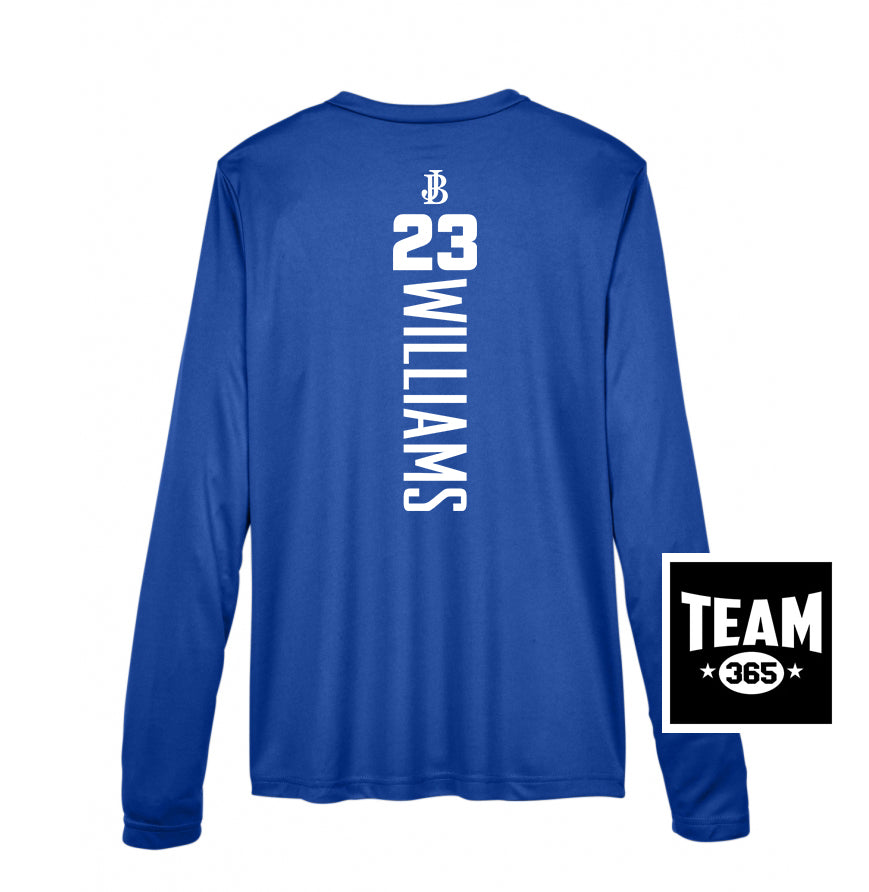 Team 365 TT11WL Women's Zone Performance Long-Sleeve T-Shirt - Jax Beach Baseball