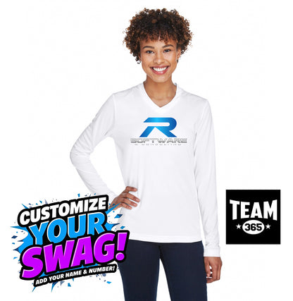 Team 365 TT11WL Women's Zone Performance Long-Sleeve T-Shirt - R Software & Consulting