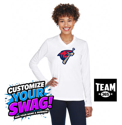 Team 365 TT11WL Women's Zone Performance Long-Sleeve T-Shirt - MSA Redtails Baseball
