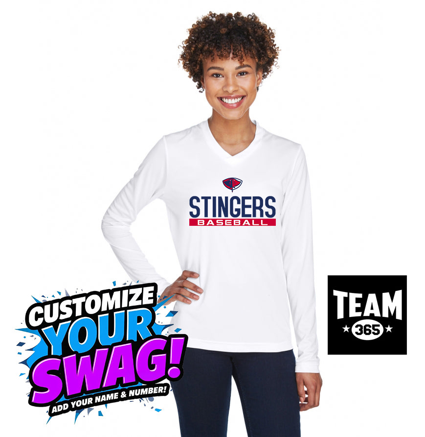 Team 365 TT11WL Women's Zone Performance Long-Sleeve T-Shirt - Pasco Stingers Baseball