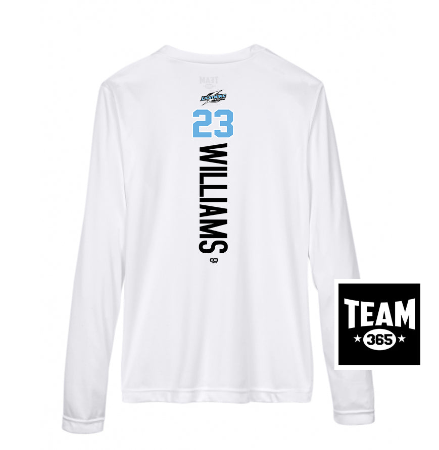 Team 365 TT11WL Women's Zone Performance Long-Sleeve T-Shirt - Lightning Premier Softball