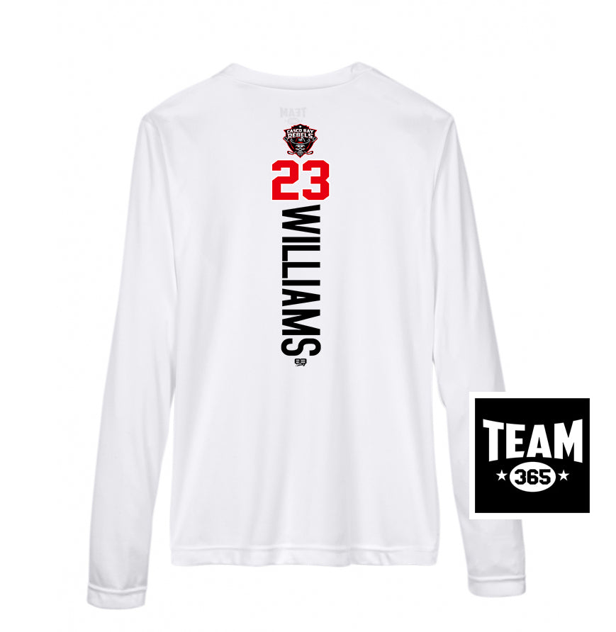 Team 365 TT11WL Women's Zone Performance Long-Sleeve T-Shirt - Casco Bay Rebels Hockey