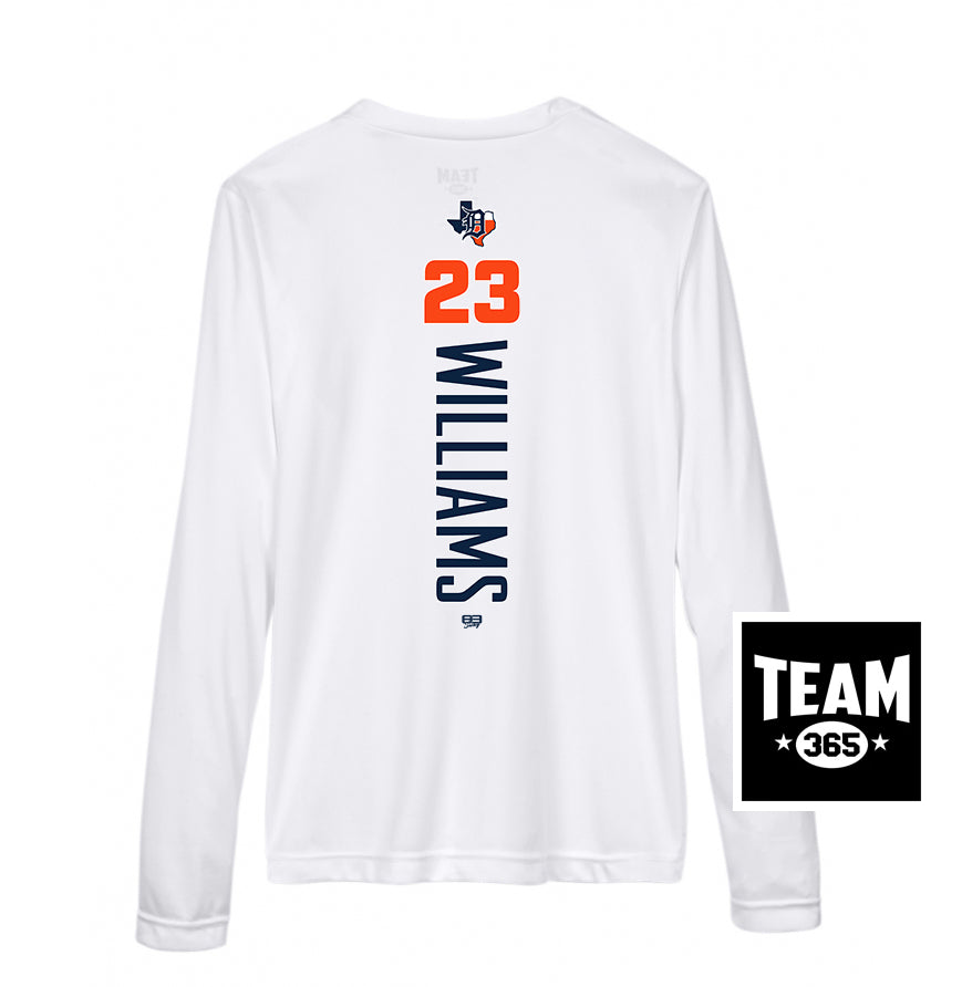 Team 365 TT11WL Women's Zone Performance Long-Sleeve T-Shirt - Dallas Tigers Baseball
